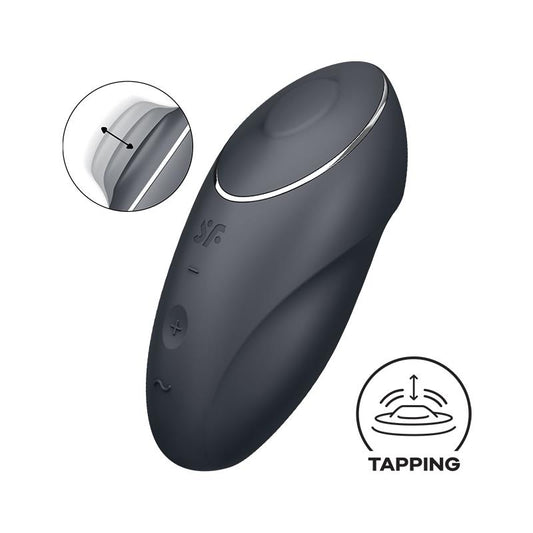 Satisfyer vibrador con tapping "Tap and Climax 1" negro