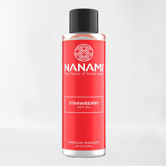 Nanami aceite de masaje efecto calor "Fresa"