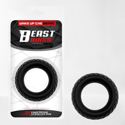 Beast Ring anillo para pene de silicona líquida con diseño turbina 2.5 cm