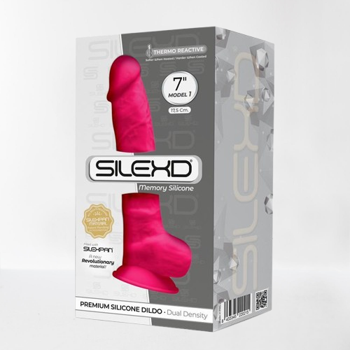 Silexd dildo hiper realista "Dual Density" 17,5 cm rosa