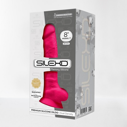Silexd dildo hiper realista "Dual Density" 20 cm rosa