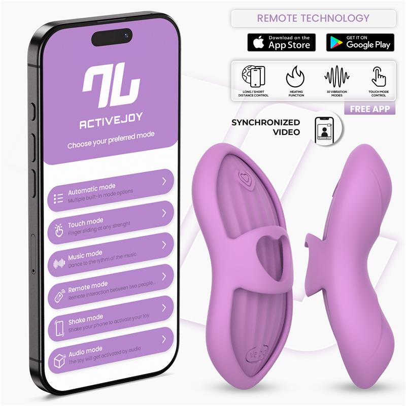 INTOYOU APP SERIES estimulador de dedo con calor y funda "Laia"