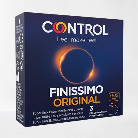 Control preservativos "Finissimo original" regular (3u)