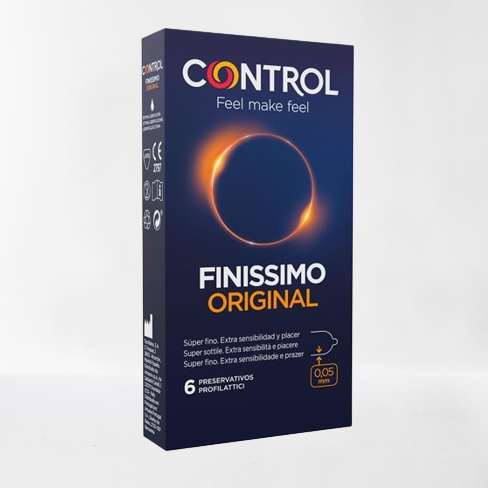 Control preservativos "Finissimo original" regular (6u)