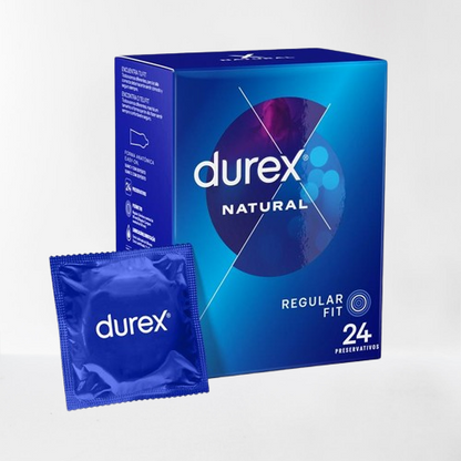 Durex preservativos "Natural" regular (24u)