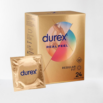 Durex preservativos "Real feel" regular (24u)