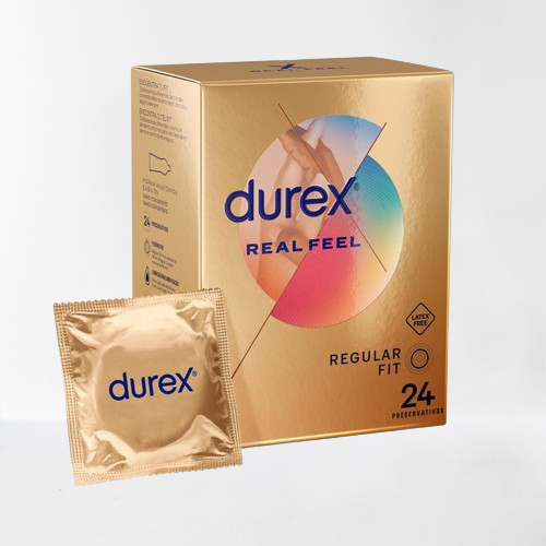 Durex preservativos "Real feel" regular (24u)