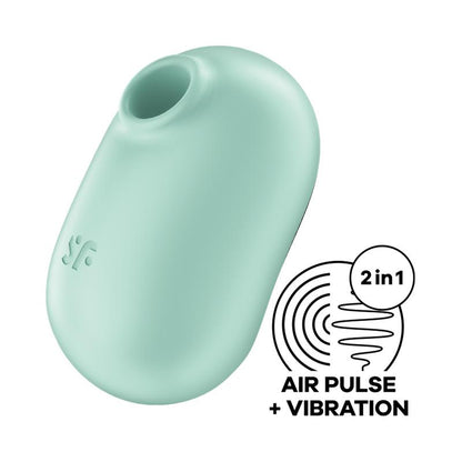 Satisfyer succionador de clítoris con vibración "Pro To Go 2" menta