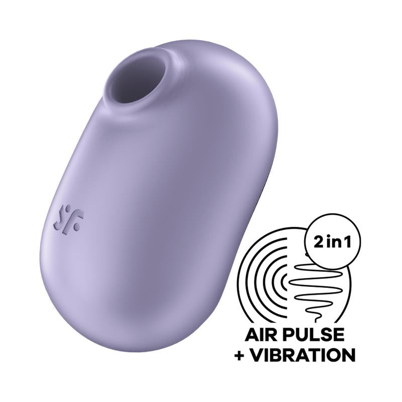 Satisfyer succionador de clítoris con vibración "Pro To Go 2" lila
