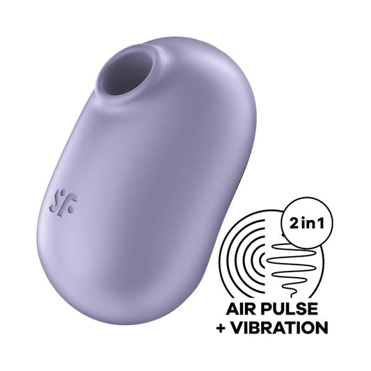 Satisfyer succionador de clítoris con vibración "Pro To Go 2" lila