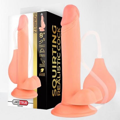 Intoyou LikeTrue dildo realista eyaculador "Squirtz" 20.3 cm