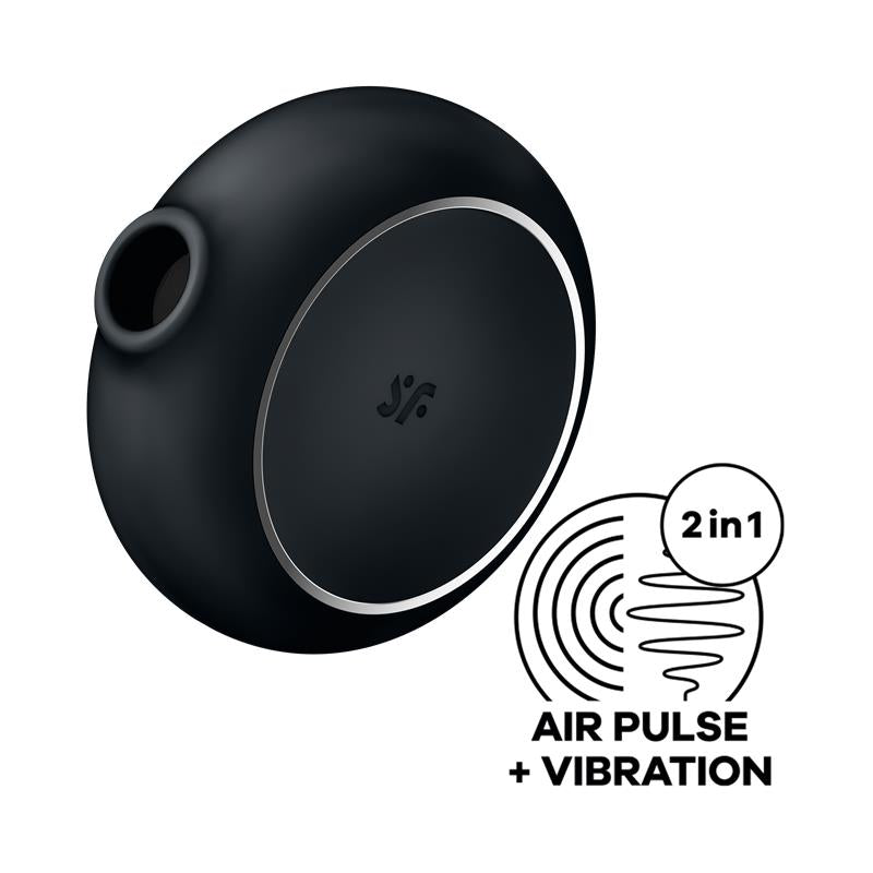 Satisfyer succionador de clítoris con vibración "Pro To Go 3" negro