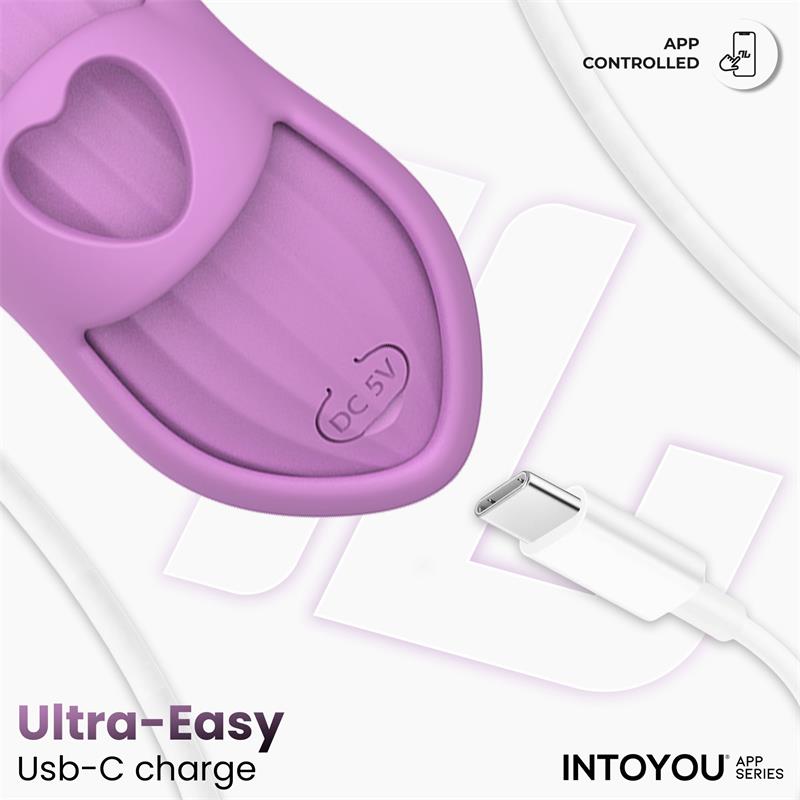 INTOYOU APP SERIES estimulador de dedo con calor y funda "Laia"
