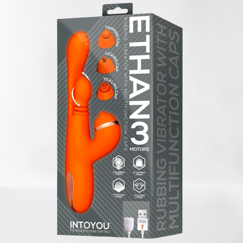 Intoyou vibrador 4 en 1 (tapping-licking-tickling-masaje) "Ethan"