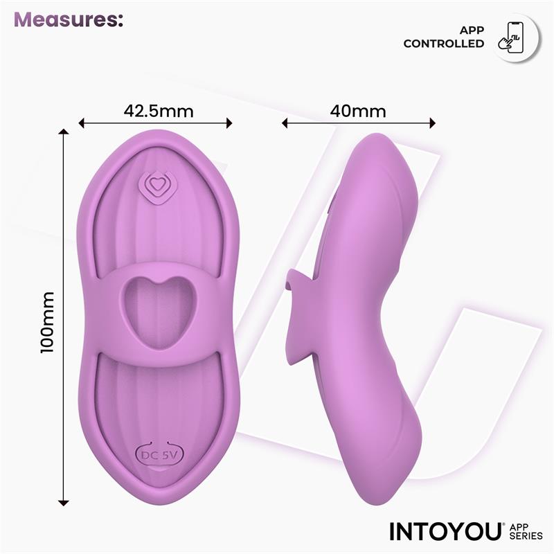 INTOYOU APP SERIES estimulador de dedo con calor y funda "Laia"