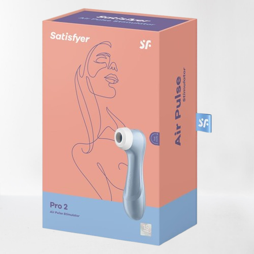 Satisfyer succionador de clítoris "Pro 2" azul
