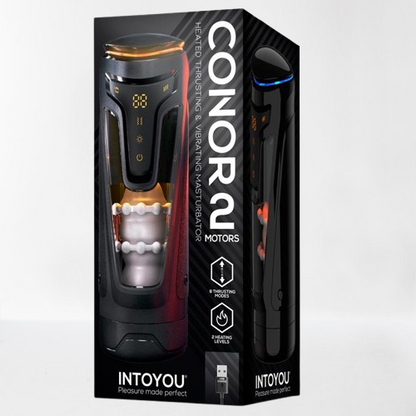 Intoyou masturbador masculino con thrusting, vibración y calor "Conor"