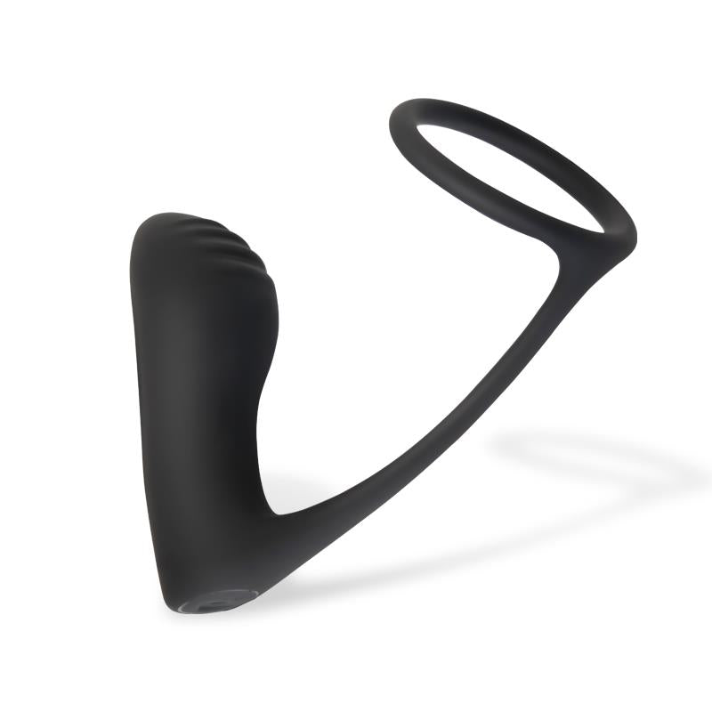 LateToBed Afterdark plug anal con vibración y anillo para pene y testículos "Ammolite"