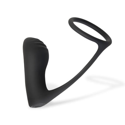 LateToBed Afterdark plug anal con vibración y anillo para pene y testículos "Ammolite"