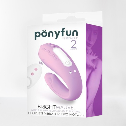 Intoyou vibrador para parejas con control remoto "Brightmauve"