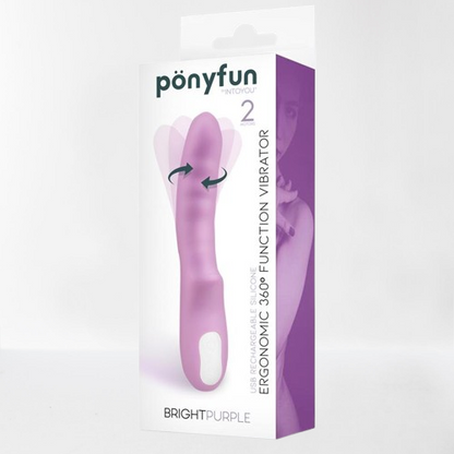 Intoyou vibrador y rotador 360º "Brightpurple"