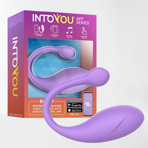 Intoyou huevo vibrador "Bulby" lavanda (con app)