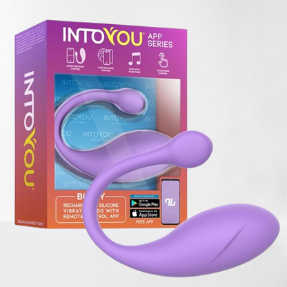 Intoyou huevo vibrador "Bulby" lavanda (con app)