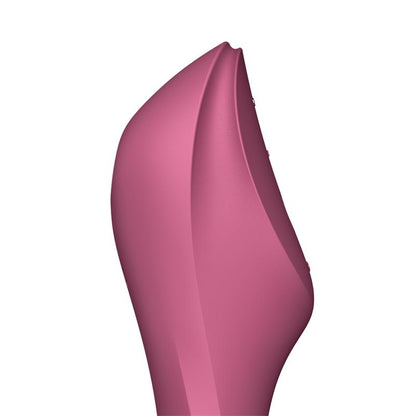 Satisfyer succionador de clítoris con vibración "Curvy Trinity 3" rojo