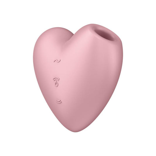 Satisfyer succionador de clítoris con vibración "Cutie Heart" - Rosa