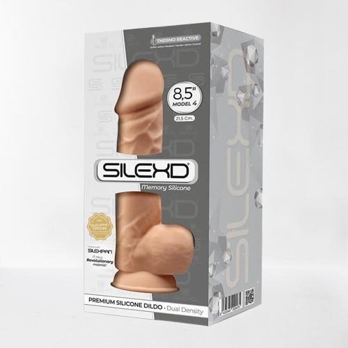 Silexd dildo hiper realista "Dual Density" 21,5 cm natural