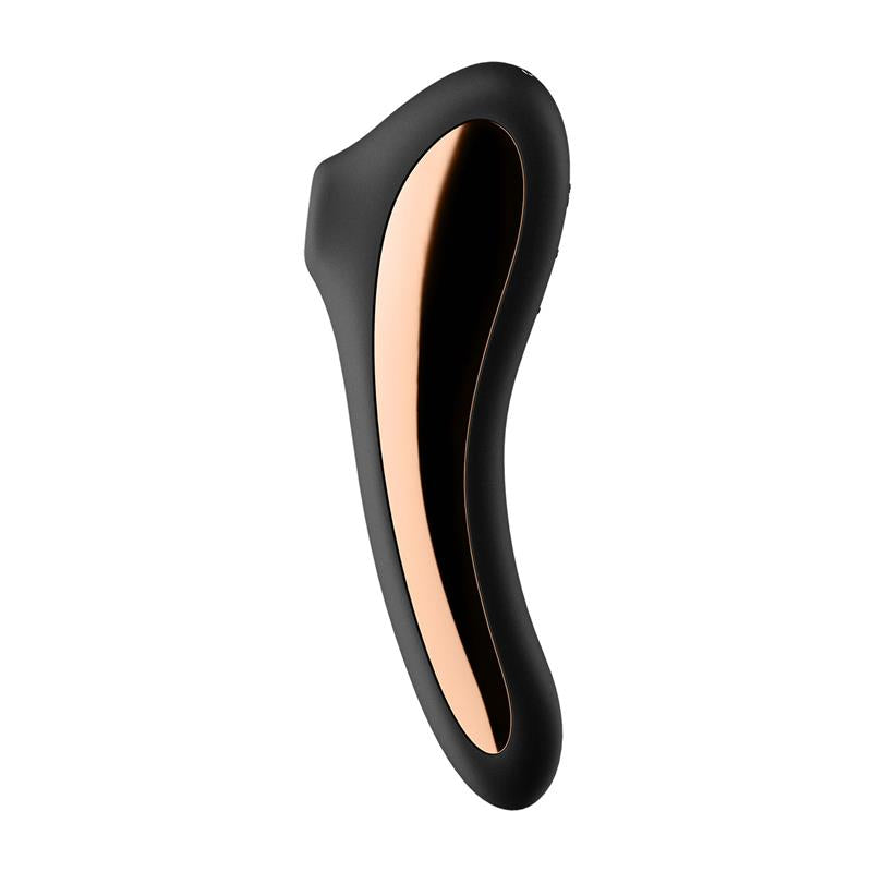 Satisfyer succionador de clítoris con vibración "Dual Kiss" negro