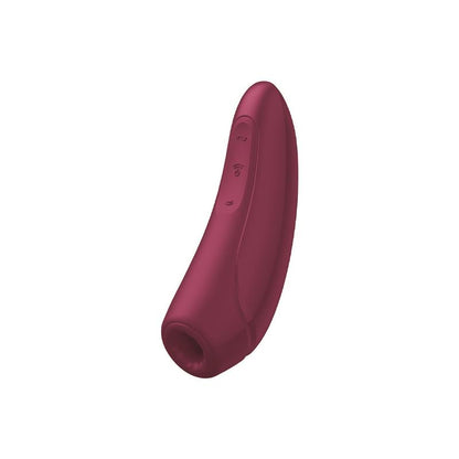 Satisfyer succionador de clítoris con vibración "Curvy 1" rojo (con app)