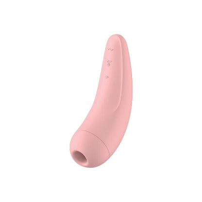 Satisfyer succionador de clítoris con vibración "Curvy 2+" rosa (con app)