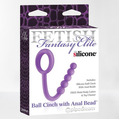 Fetish Fantasy "Elite edition" anillo para pene con perlas anales lila