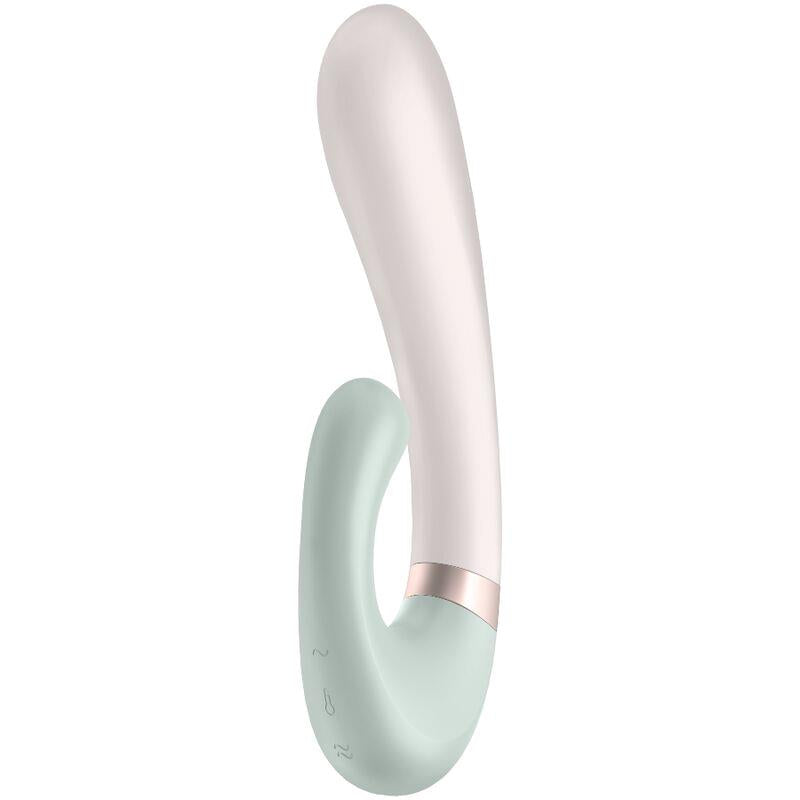 Satisfyer vibrador con efector calor "Heat Wave" menta (con app)
