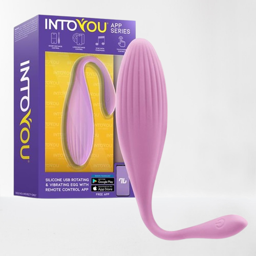 Intoyou huevo vibrador con bolas internas y rotación (con app)