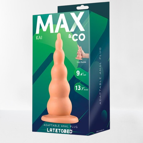 LateToBed Max & Co plug anal adaptable "Kai" 18.4 cm