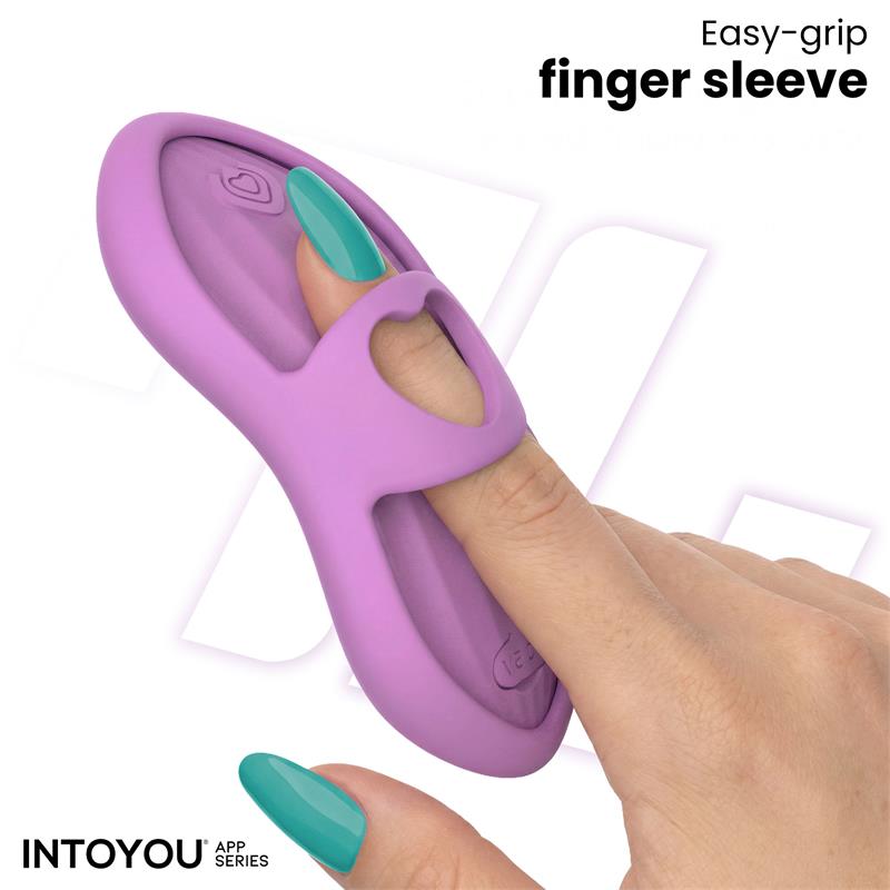 INTOYOU APP SERIES estimulador de dedo con calor y funda "Laia"