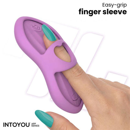 INTOYOU APP SERIES estimulador de dedo con calor y funda "Laia"