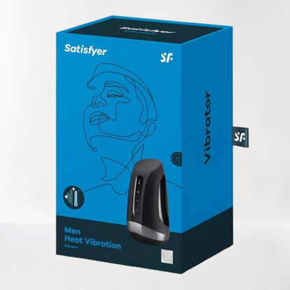 Satisfyer masturbador con efecto calor "Men Heat Vibration"