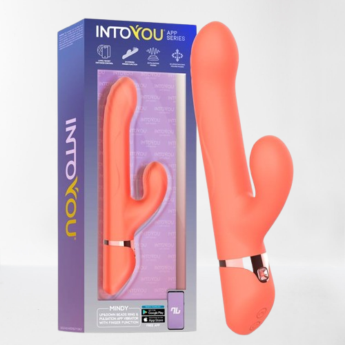 Intoyou vibrador 4 en 1 con anillo de bolas "Mindy" (con app)