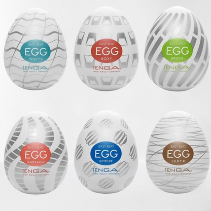 Tenga huevo masturbadores pack de 6 "Standard"