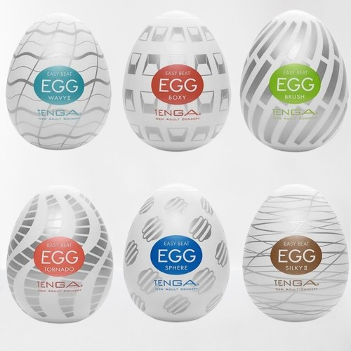 Tenga huevo masturbadores pack de 6 "Standard"