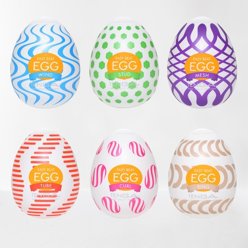Tenga huevo masturbadores pack de 6 "Wonder"