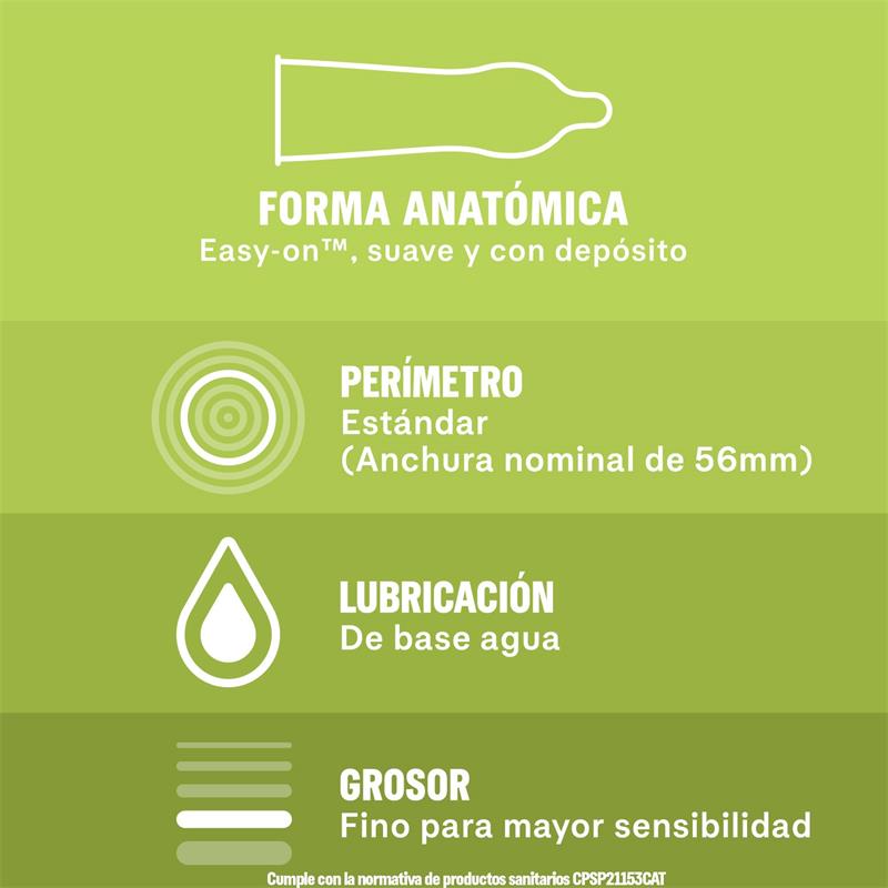 Durex preservativos "Naturals" regular (10u)