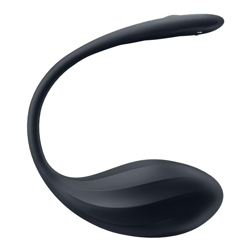 Satisfyer vibrador de braguita "Ribbed Petal" negro (con app)