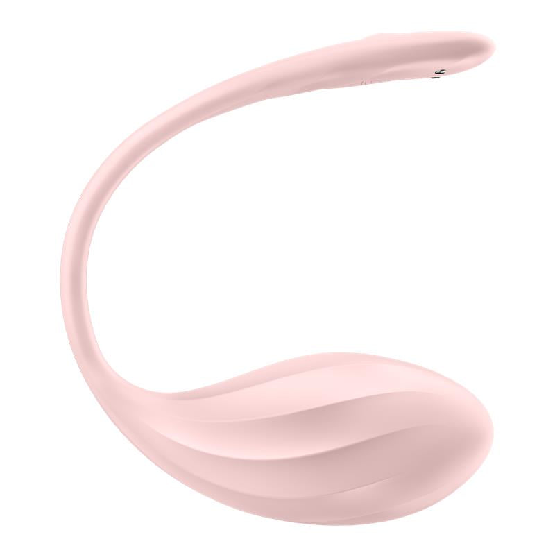 Satisfyer vibrador de braguita "Ribbed Petal" rosa (con app)