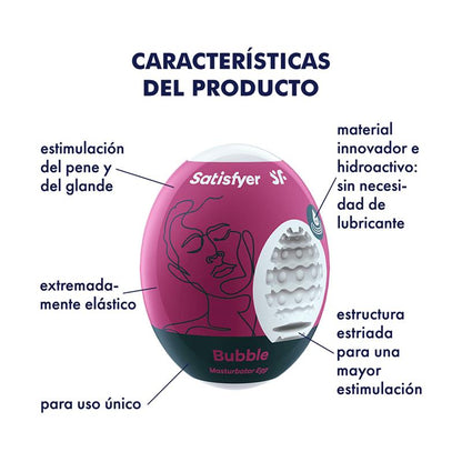 Satisfyer huevo masturbador "Bubble"