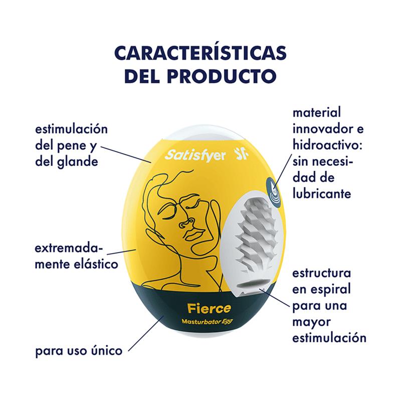 Satisfyer huevo masturbador "Fierce"