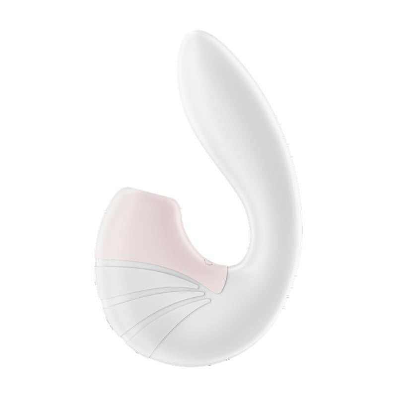 Satisfyer succionador de clítoris con vibración "Supernova" blanco